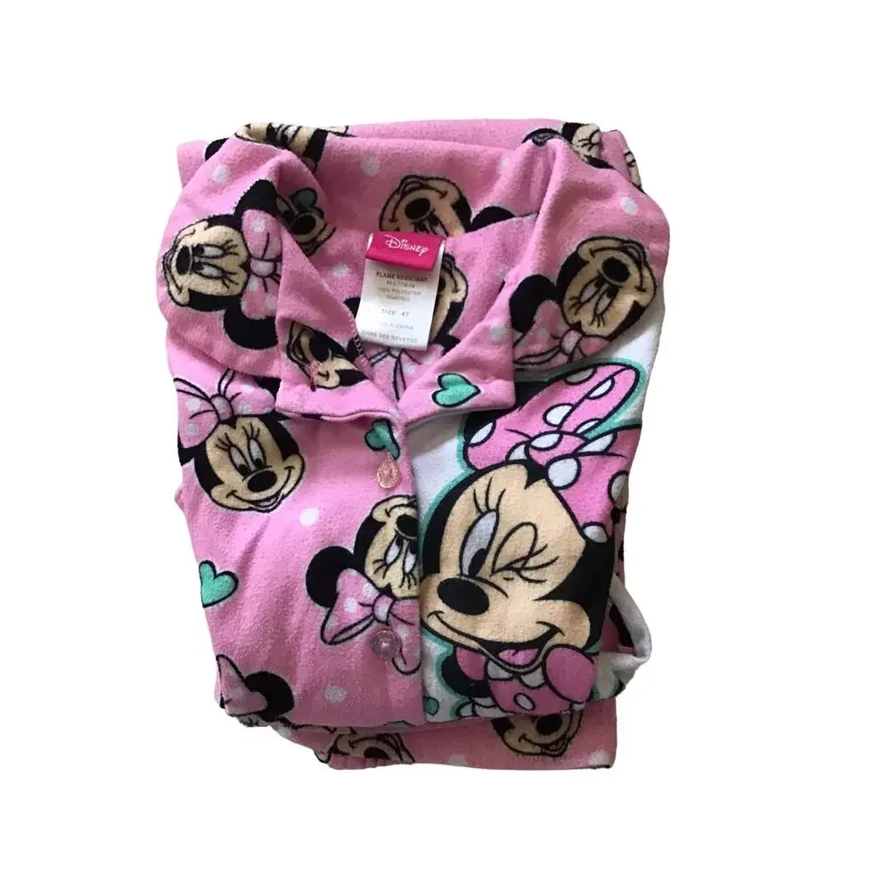 Disney Minnie Mouse 2 Piece PJ’s Size 4T